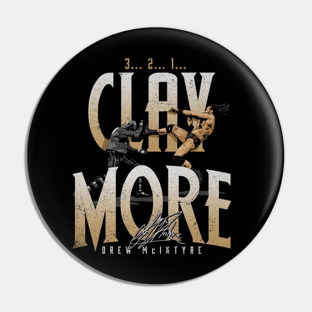 Drew McIntyre Claymore Pin by MunMun_Design