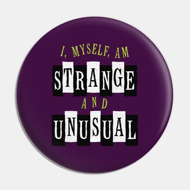 Strange and Unusual Pin by redesignBroadway