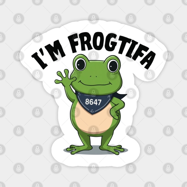 Portland-Frog Magnet by Creatifly Graphic Tees