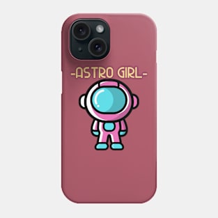 Astro Girl Design Phone Case