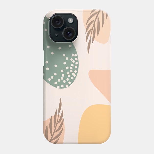 Soft Pastel Color Shapes Phone Case by OurSimpleArts