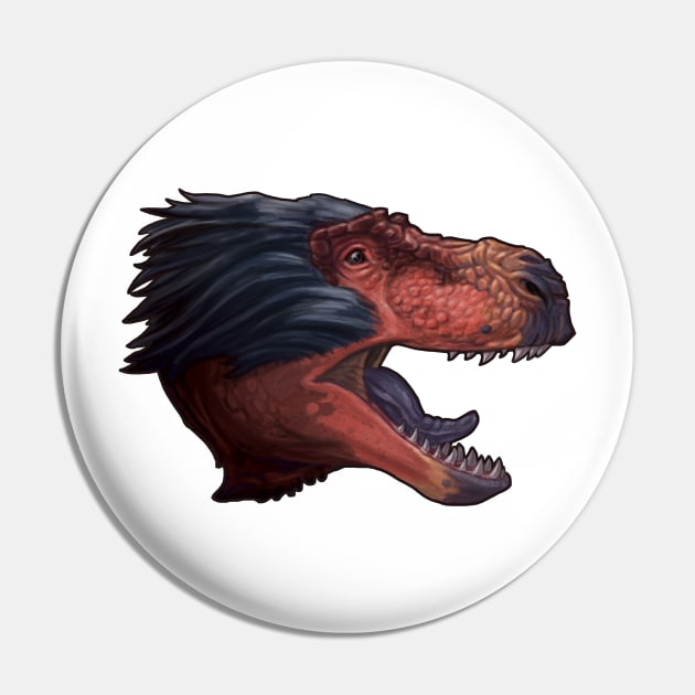 Tyrannosaurus rex (fluffy) Pin by CoffeeBlack