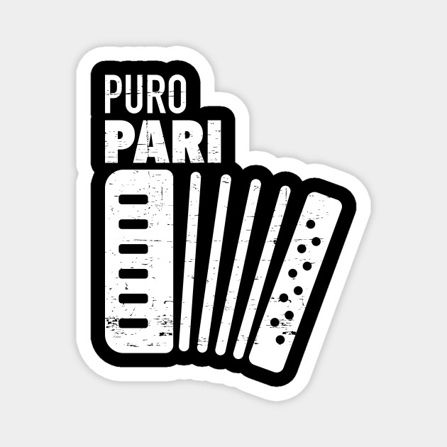 Atlantische Oceaan punt opbouwen Puro Pari - Grunge design - white - Puro Pari - Magnet | TeePublic