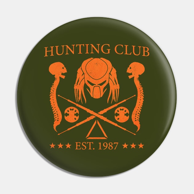 Yautja Hunting Club Pin by CCDesign