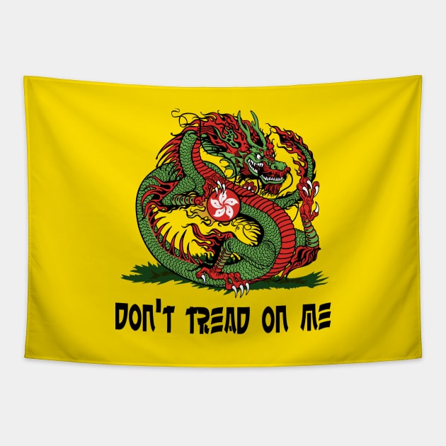 Don't Tread On Me (Hong Kong) Tapestry by JCD666