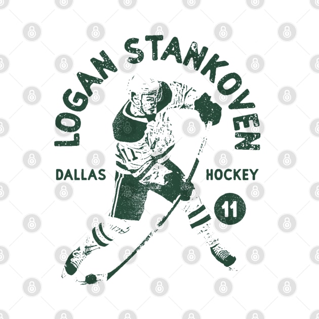 Logan Stankoven Dallas Stamp by artbygonzalez