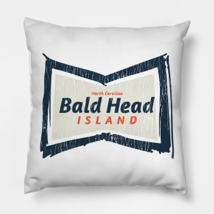 Bald Head Island, NC Summertime Vacationing Bowtie Sign Pillow