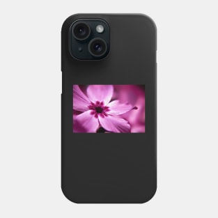 Pink Dwarf Phlox flower Phone Case