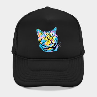 American Shorthair Pop Art - Cat Lover Gif Hat