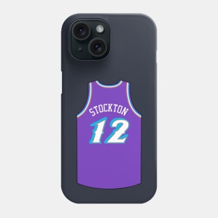 John Stockton Utah Jersey Qiangy Phone Case