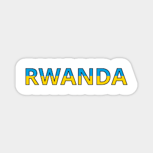 Drapeau Rwanda Magnet
