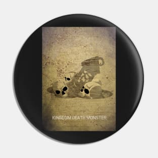 Kingdom Death Monster - Board Games Design - Movie Poster Style - Board Game Art Pin