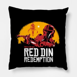 Red Din Redemption Pillow