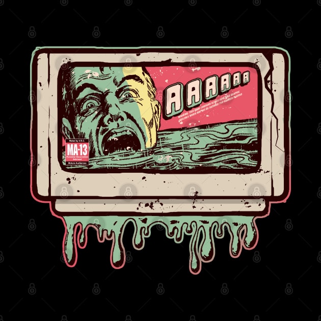AAAaaa - Retro Horror Game Cartridge by Another Dose