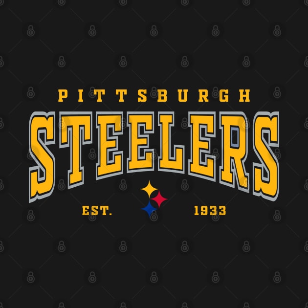 Retro PittsburghSteelers V.1 Pittsburgh Steelers TShirt TeePublic