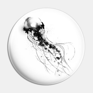 Ink Jellyfish Pin