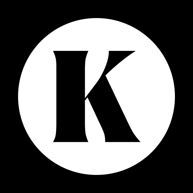 K (Letter Initial Monogram) by n23tees