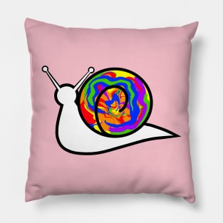 Snod LGBTQ White Pillow