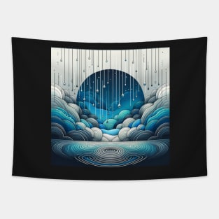 Melodic Rain: Symphony of the Sea Tapestry