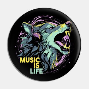 Music is life Pin