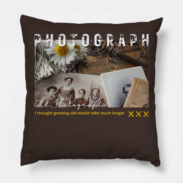 I thought growing old would take much longer Pillow by Pop on Elegance