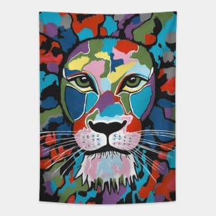 MAJESTIC Lion Painting Tapestry