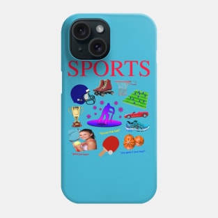 SPORTS! - Cool 90's Design For Those Who Like To Throw The Ball Phone Case