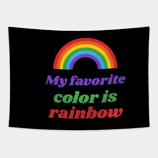 My favorite color is rainbow! Tapestry by Down the Lane