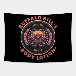 Buffalo Bill's Body Lotion - Original Illustration Logo Tapestry