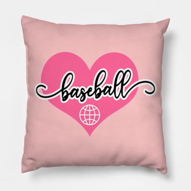 Baseball Girl Pillow by Shop Ovov