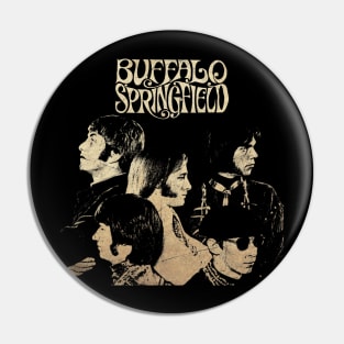 Buffalo Springfield Retro Vintage Pin