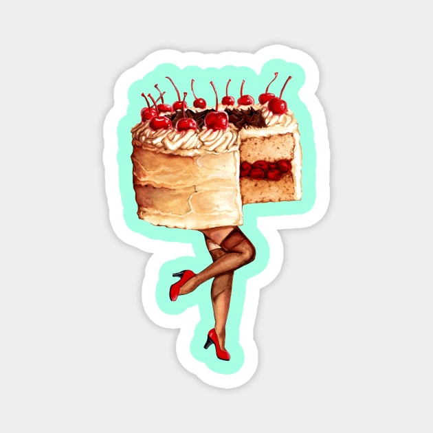 Cake Walk Magnet by KellyGilleran