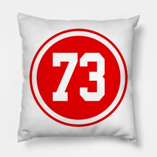 Adam Erne Number 73 Jersey Detroit Red Wings Inspired Pillow