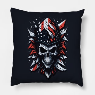 American Skull Pillow