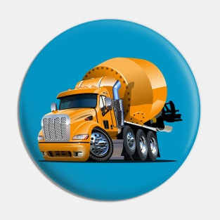 Cartoon Mixer Truck Pin