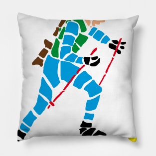 Biathlete running Pillow