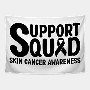 Support Squad Skin Cancer Awareness Tapestry