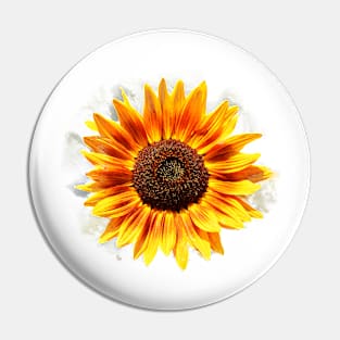 Dramatic Sunflower Pin