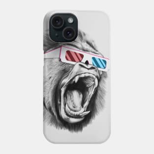 3D Gorilla Phone Case