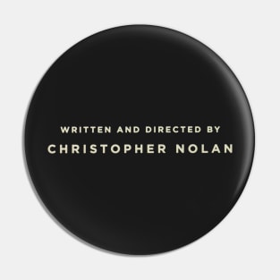 Christopher Nolan | Tenet Pin