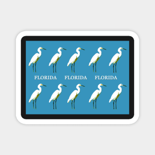 Florida Egrets Magnet