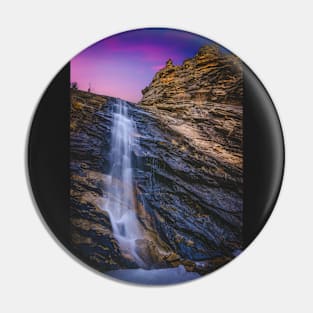 Bridal Veil Falls Sunset Pin