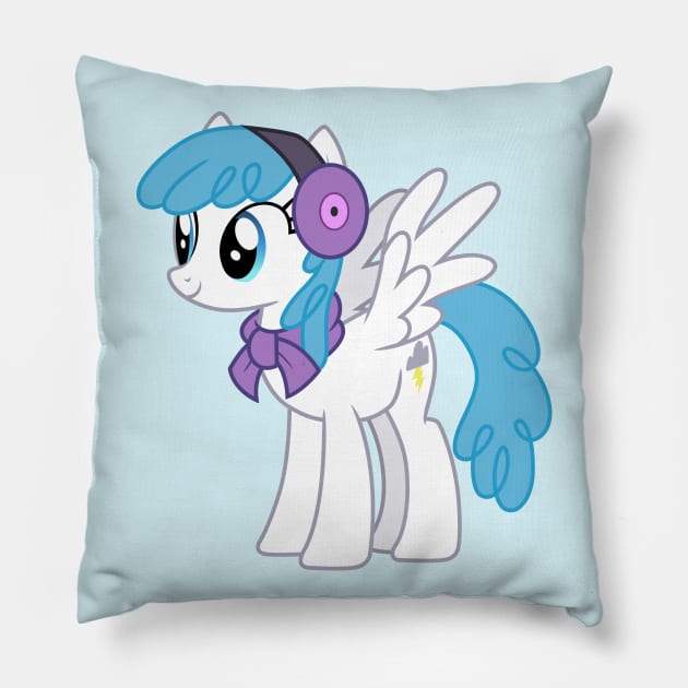 Winter White Lightning Pillow by CloudyGlow