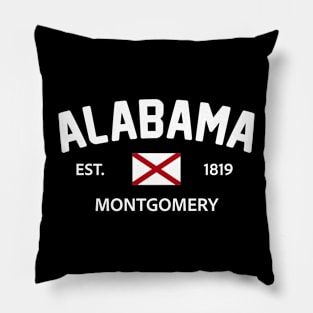 Alabama Collegiate Preppy Pillow