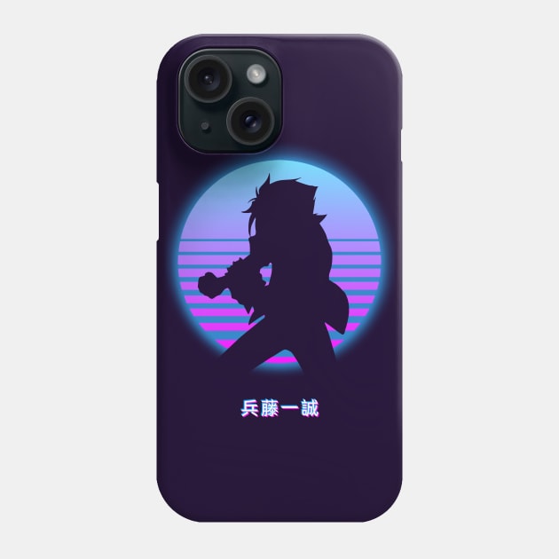 Hyoudou Issei - Retro 80s Phone Case by The Artz