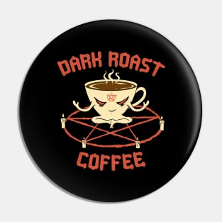 Dark Roast Coffee Pin