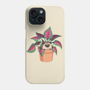 Houseplant Hedgehog Phone Case