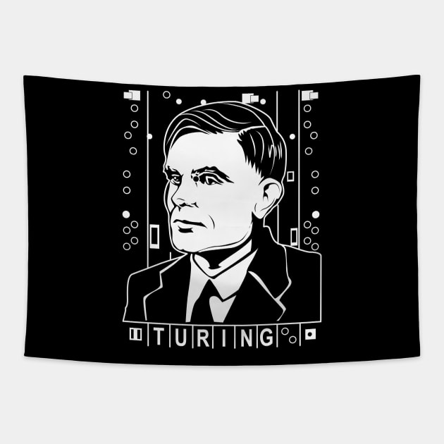 Alan Turing Tribute | Best Collection Tapestry by Bersama Star