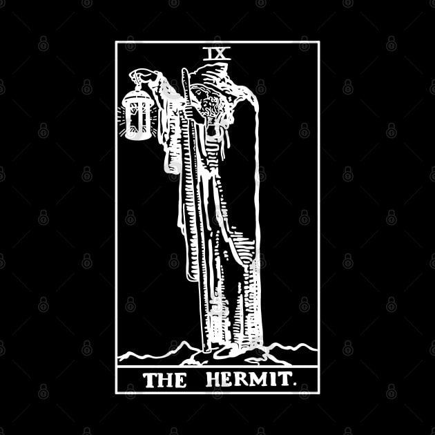 Tarot card The Hermit by valentinahramov