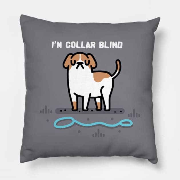 Collar blind Pillow by Randyotter